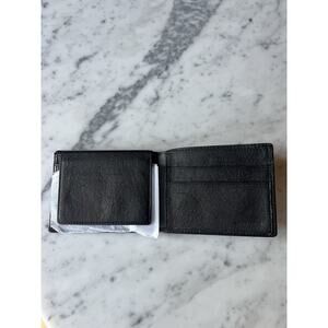 Crossbow Black Bifold Men's Wallet with Logo & Credit Card Slots